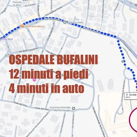 아파트 Terra Cielo Di Porta Santi 체세나